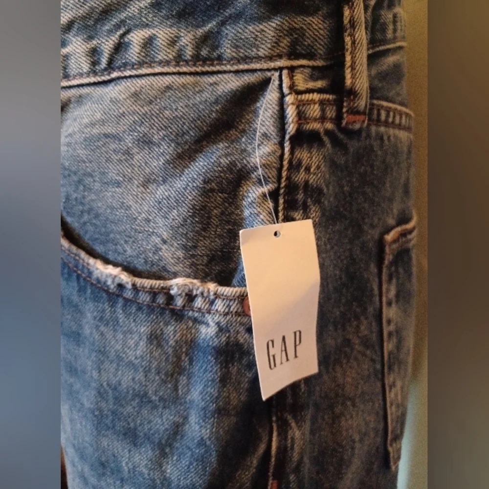 Gap 90s Button Fly Original Straight Leg Blue Denim Jeans